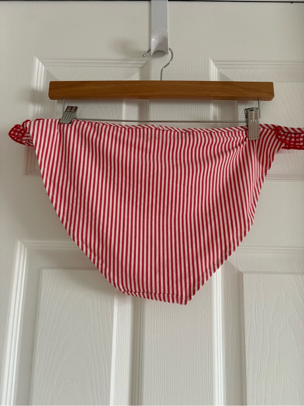 NWT Aerie Seersucker Ruffle Bikini Bottom - Picture 3 of 5